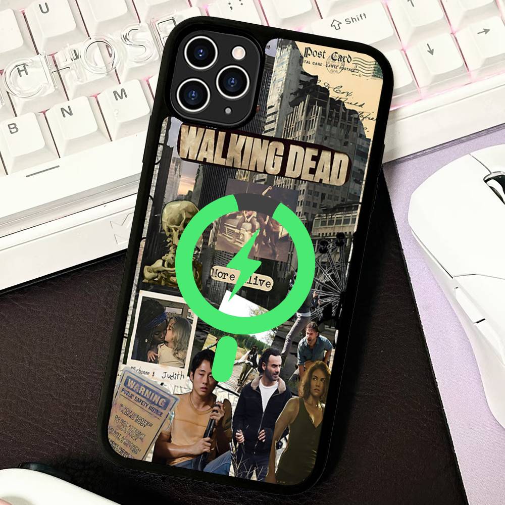 Zombie Walking Movies Dead Phone Case Magnetic Case For IPhone 16 14 13 12 11 15 Pro Max Plus For Magsafe Wireless Charge Cover