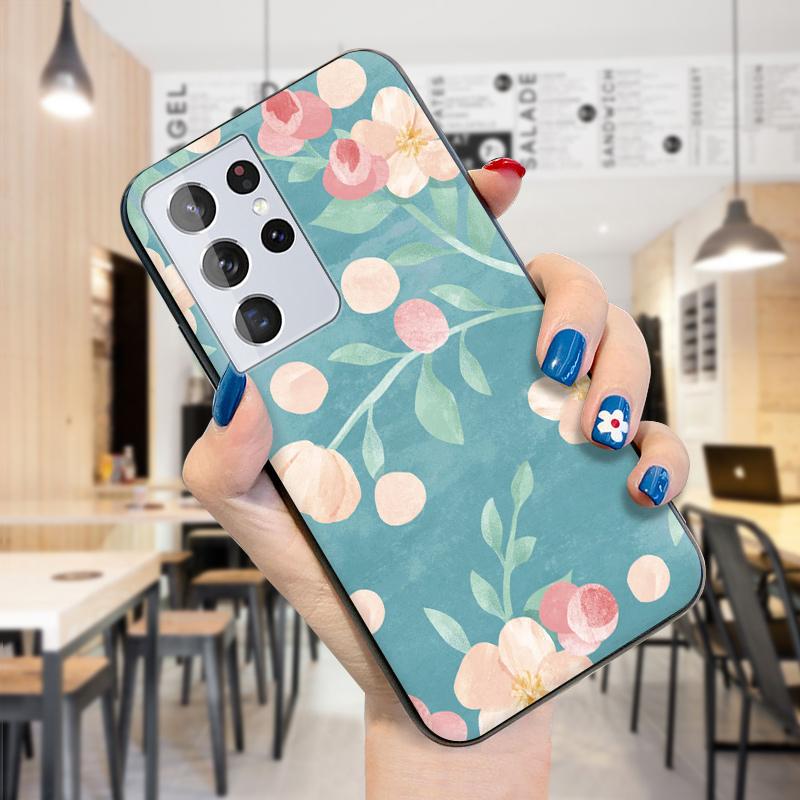 

Модный элегантный цветочный узор с лепестками Мягкий силиконовый чехол из ТПУ Redmi Note 13 Pro 4G