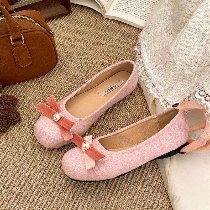 Fashion Women Flats Shallow Mouth Single Shoes 2025 Spring Autumn New Pointed Toe Loafers Fashion Dress Shoes Soft Sole Mary Jane Shoes