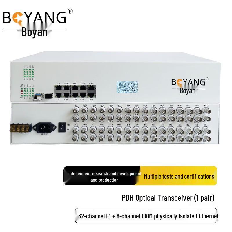 Boyang BY-32E1-8EV PDH Optical Transceiver