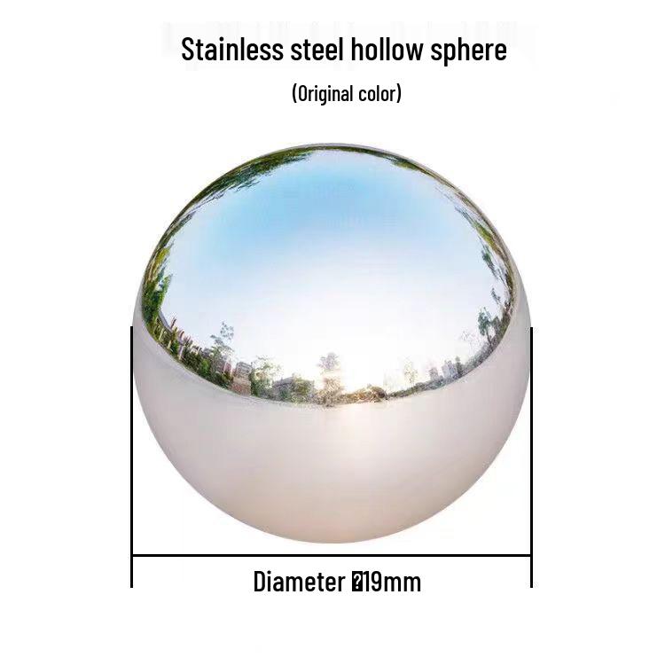 Polished 201 Stainless Steel Hollow Round Ball for Furniture Display and Decoration