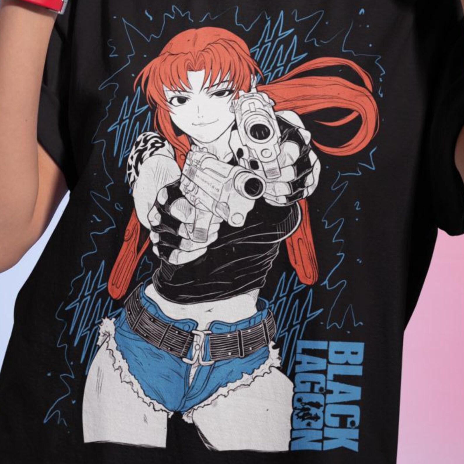 Унисекс футболка Black Lagoon Revy Balalaika, Манга Эда Waifu XL