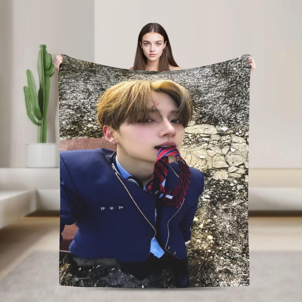 Ald1 Sangwon Soft Blanket  Novelty Travel Office Throw Blanket Bedroom Flannel Bedspread Sofa Bed Cover