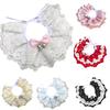 Pet Dog Cats Puppy Three-layer Lace Bowknot Bell Collar Bib Necklace Neck Strap