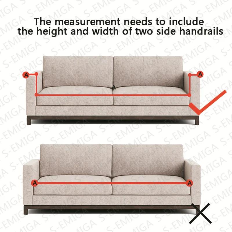 1/2/3/4 Seats Sofa Couch Cover Waterproof Elastic Corner Sofa Covers L Shaped Sofa Slip Cover Protector Bench Cover Thin Fabric
