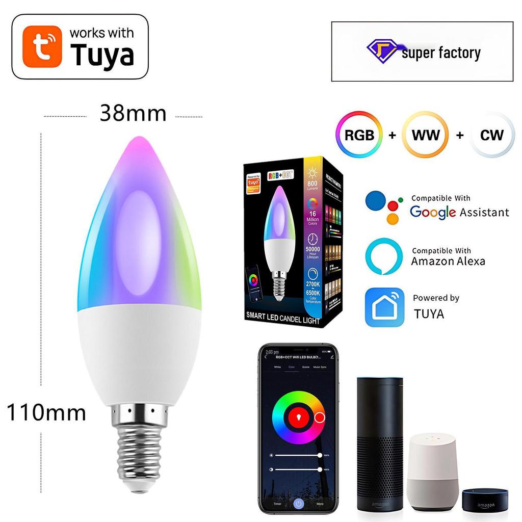 Tuya Smart Stropní svítidla a WiFi žárovky kompatibilní s Alexa