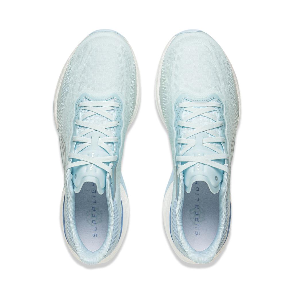 Li Ning Ultra Light 22 Racing Lightweight Cushioning Running Shoes Men Sneakers Light-Blue ARBV001-23