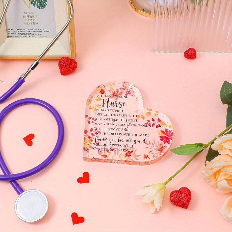 Truly Amazing Nurse: Acrylic Keepsake Table Decorations & Gifts for Women