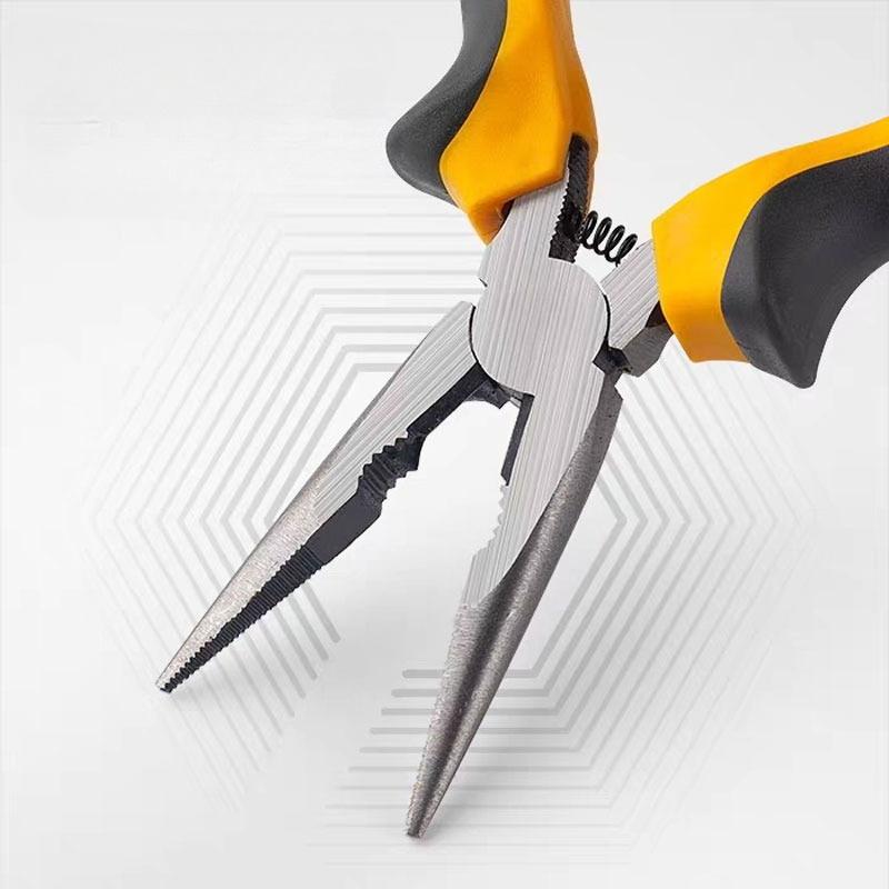 1pcs Household Needle-Nose Pliers Multi-Functional Pliers High Hardness Industrial-Grade Wire Cutters Needle-Nose Pliers Tool