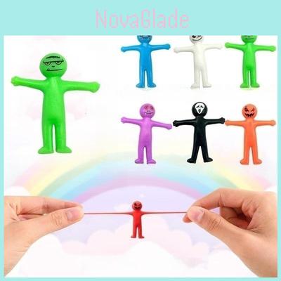 Stretchable Yellow Minion Smiling Face Tpr Stress Relief Toy For Halloween Creative Squeeze Figure For Kids And Adults Non-imported