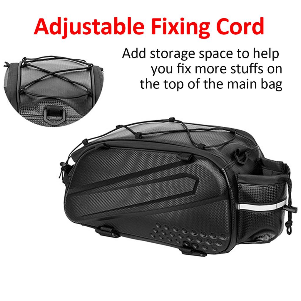 Lixada 3-in-1 Bike Rack Bag   Bag Waterproof   Rear Seat Bag with 2 Side  ing Bags Cycle   Luggage Bag   Shoulder Bag