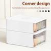 Underwear Organizers Bra Socks Clothes Storage Box with Detachable Separator PET Stackable Cabinet Drawer Underwear Divider Bin
