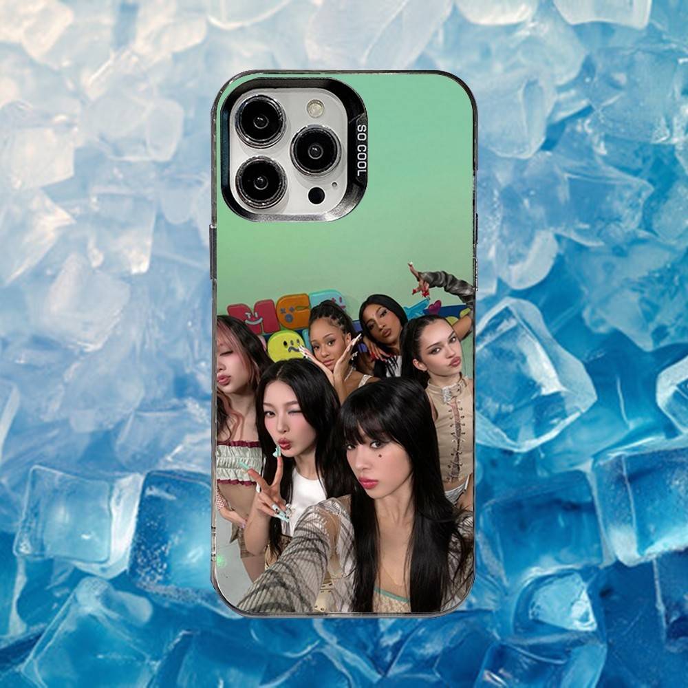 Hot Music K-KATSEYE Phone Case For iPhone 16,15,14,13,12,11,Mini,Pro,SE,MAX White Matte Shockproof Cover