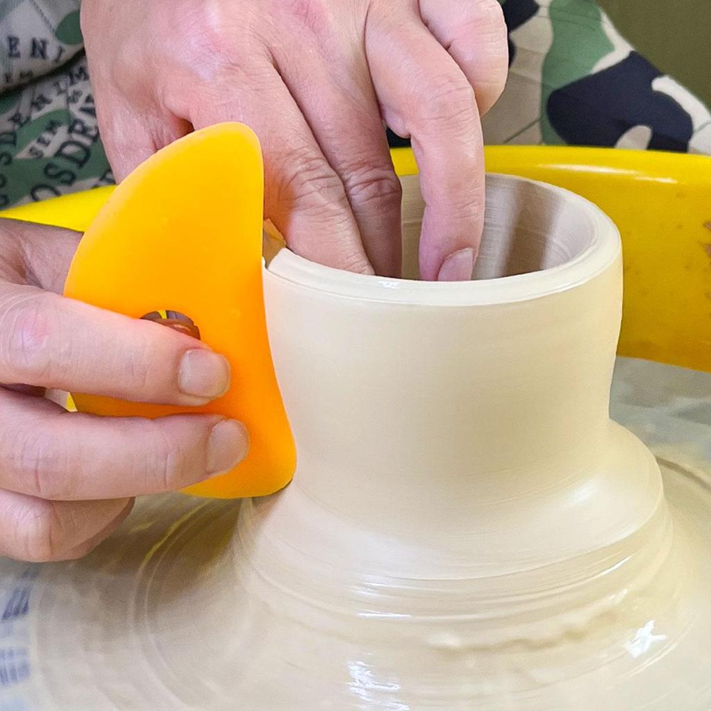 Ovales Silikon-Tonmodellierwerkzeug-Set: Vielseitiges Blatt für Keramik, Kunst und Malerei - Große, mittlere und kleine Größen