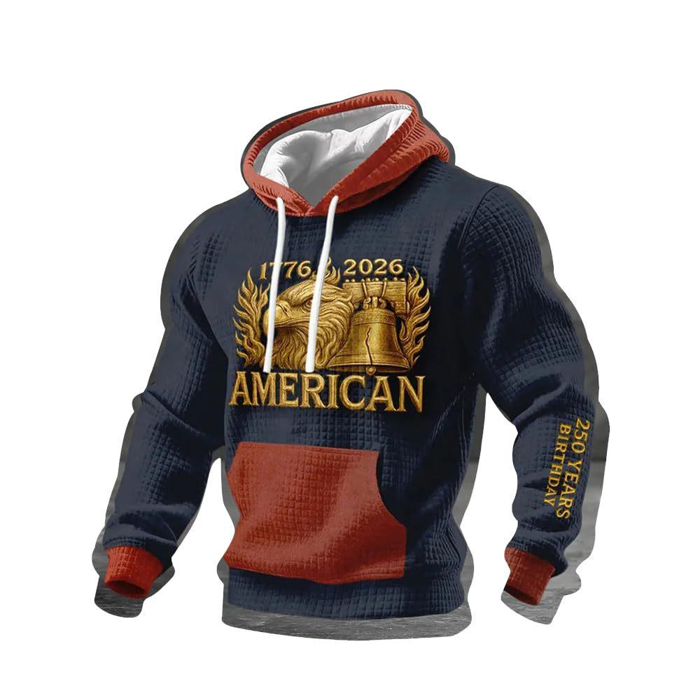 2026 Trendy Men's Hoodie for American Anniversary