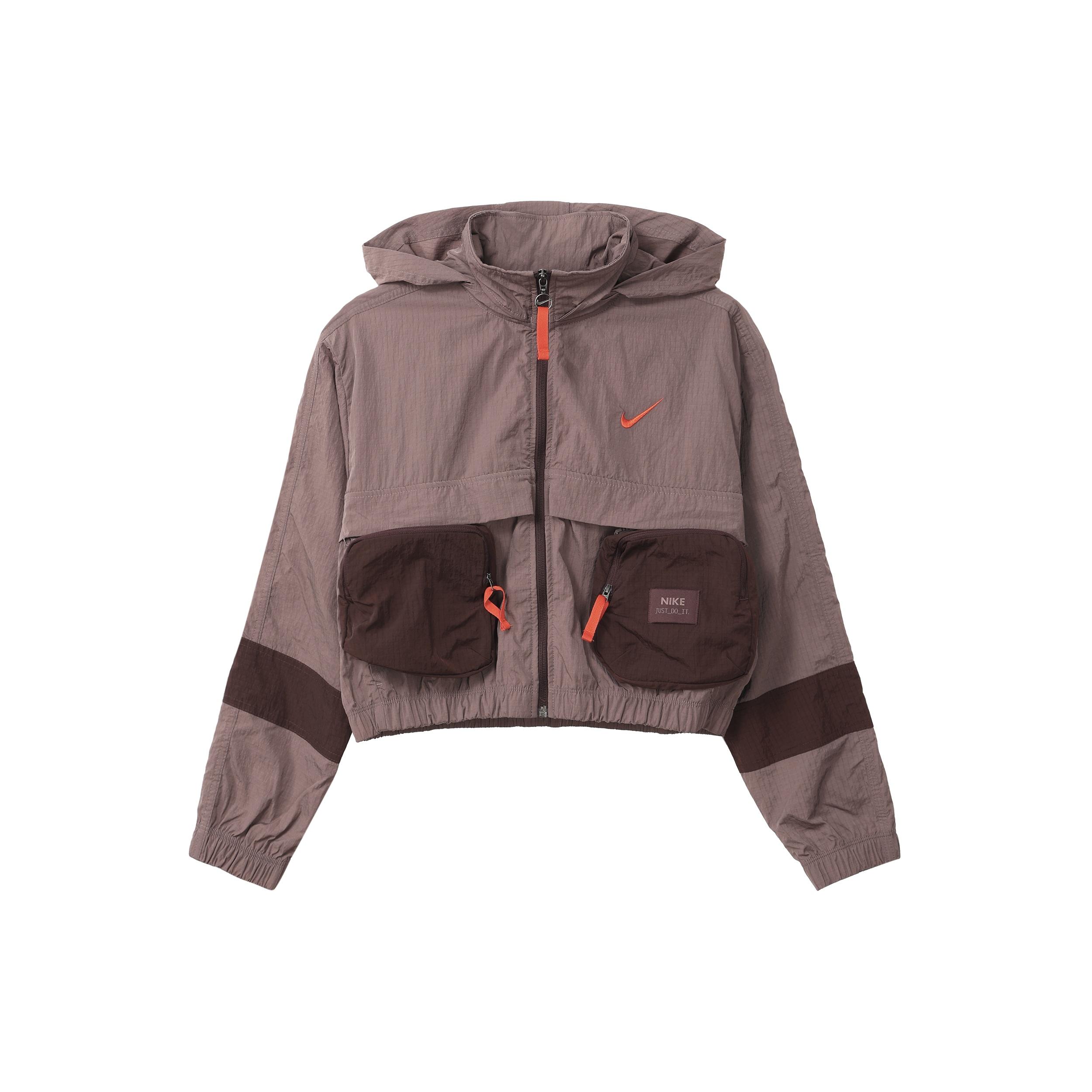 (WMNS) Nike AS NSW City Utility Woven Jacket  Burgundy  Women s DV8035-291 M