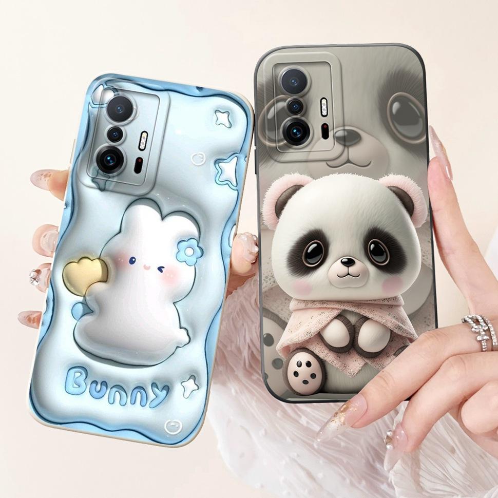 Weiche TPU Hülle Für Xiaomi 11T Hülle Niedliches Panda Muster Handyhülle Für Xiaomi 11T 12T 13T 5G Rückseite Xiaomi11T Xiaomi12T Hülle