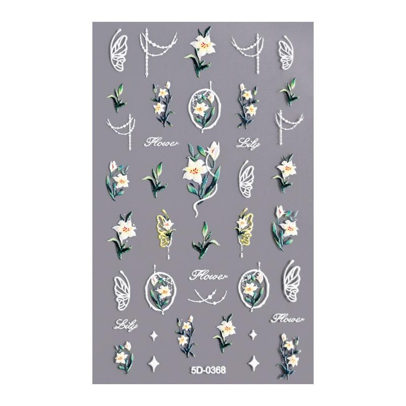 

Популярные 5D наклейки для ногтей с тиснением в виде роз и разноцветных цветов для девочек