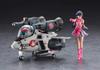 Hasegawa Super Dimension Fortress Macross Lynn Minmay Egg Plane Strike Valkyrie Scale Resin Figure Plastic Model Kit 65863 (Stage Dress) w/ VF-1S 1/24