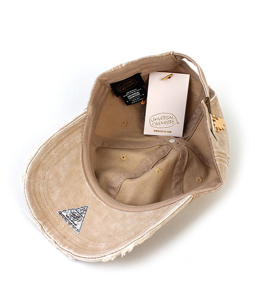 Yunibeosyeolkemiseuteuli Vintage Washing Muji Beige Ballcap