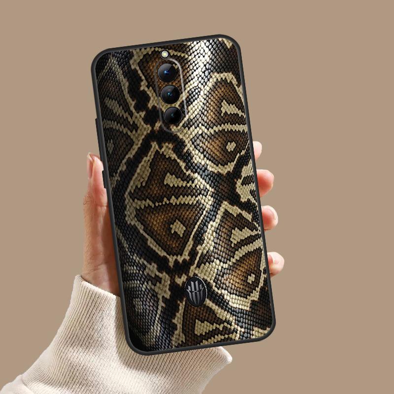 Snake Skin Case For ZTE Nubia Red Magic 10S 9S 8S 8 9 10 11 Pro Plus 5G 6R 6 7 6S 7S Pro 10 Air Cover