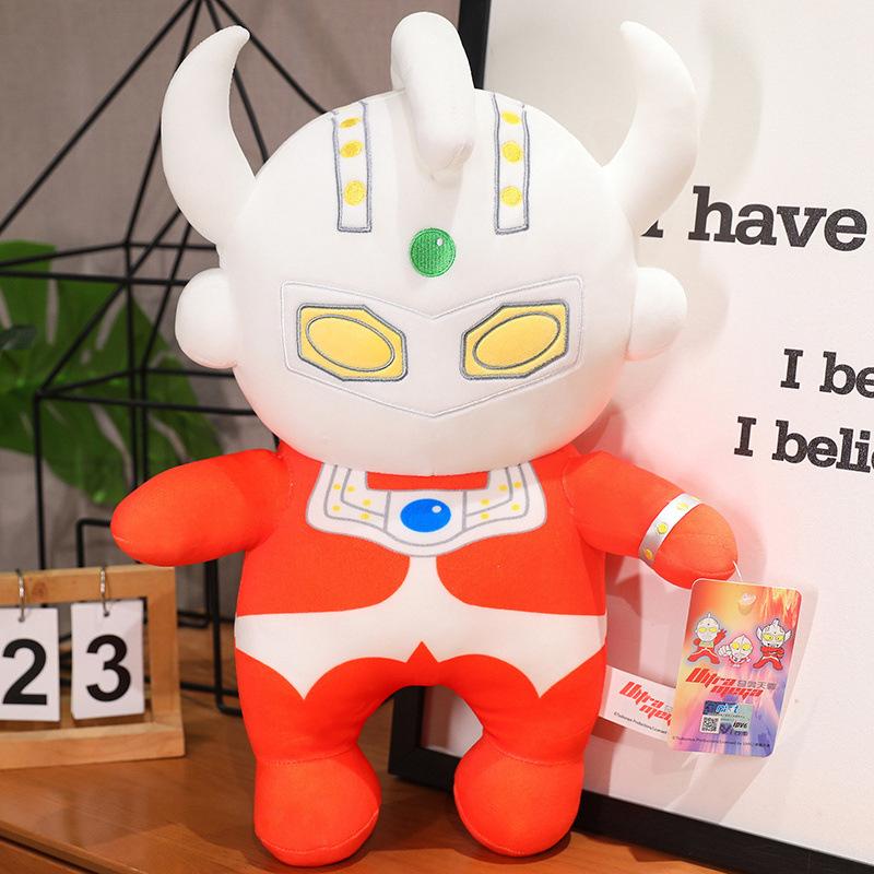 Genuine Ultraman Doll Plush Toy Creative Figure Children's Boy Toy Birthday Cerro Ultraman Throw Pillow