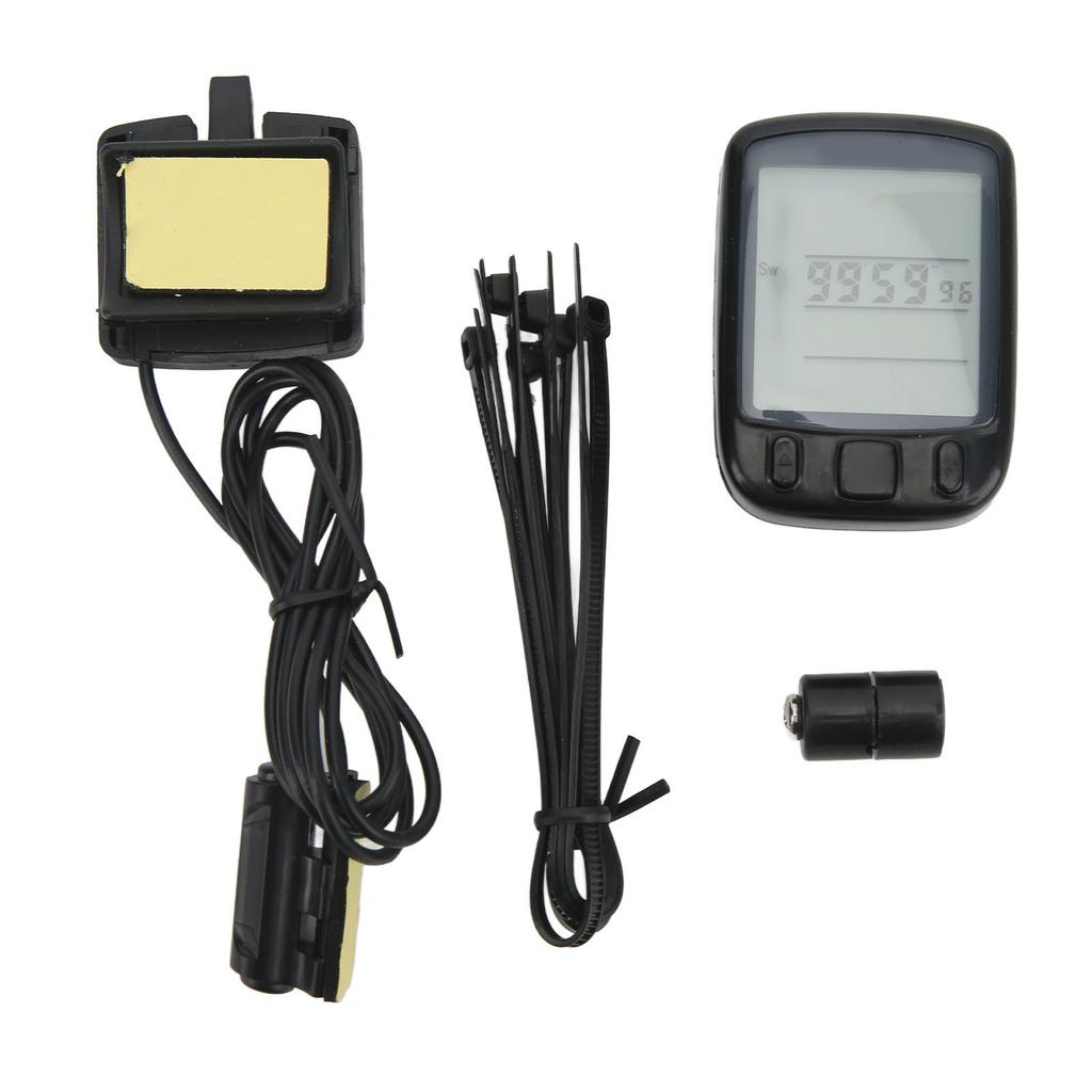 563A Bicycle English Wired Computer Luminous Waterproof Bike Speedometer for Cycling Real Time Speed Track Distance