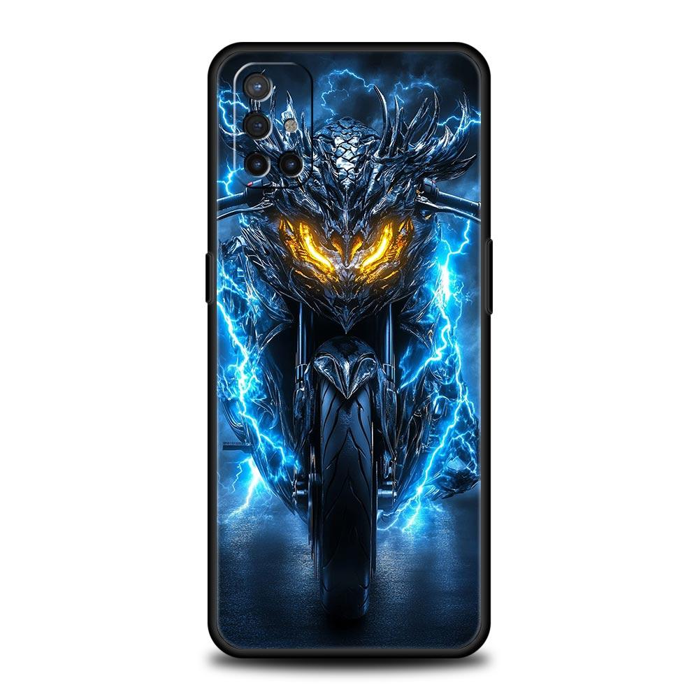 Motorcycle Phone Case For Oneplus 13R 13 12R 11 10T 10R Nord N100 N200 N10 10 9 9R 9RT CE 3 2 Z Pro 5G Soft TPU Cover Fundas Bag