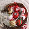 Shatterproof Christmas Tree Ball Snowman Car Pattern Christmas Tree Decorative  New Year