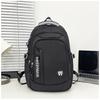 Nylon Backpack Casual And Versatile Stylish Letter-Print Student Schoolbag Large Capacity Lightweight And Durable Double-Shoulder Bag