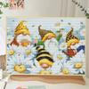 DIY Diamond Painting Gnomes Bees Daisy Cross Stitch Kit Mosaic Art Diamond Painting Full Circle Diamond Home Decoration