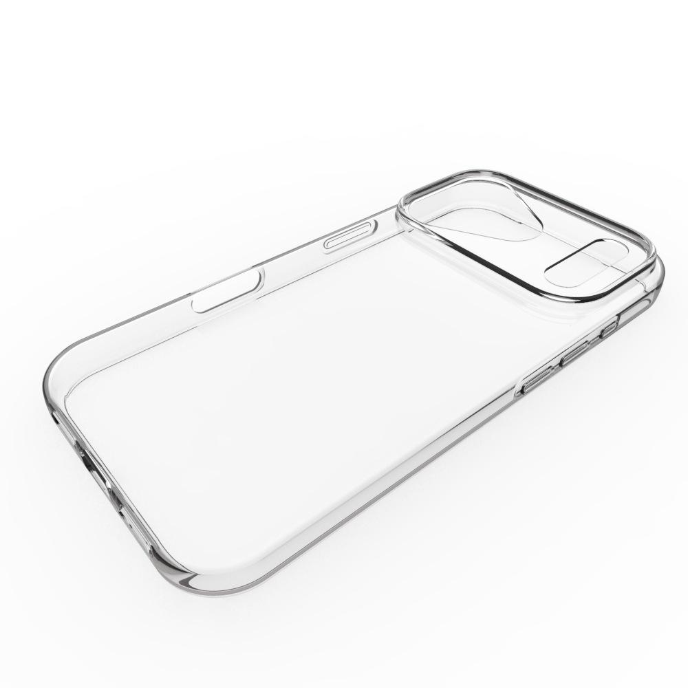 For iPhone 17 Pro Max Case Watermark Resistant TPU Clear Phone Back Cover