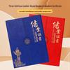 Custom Leather A4 Graduation Certificate Holder with Hot Stamping Design