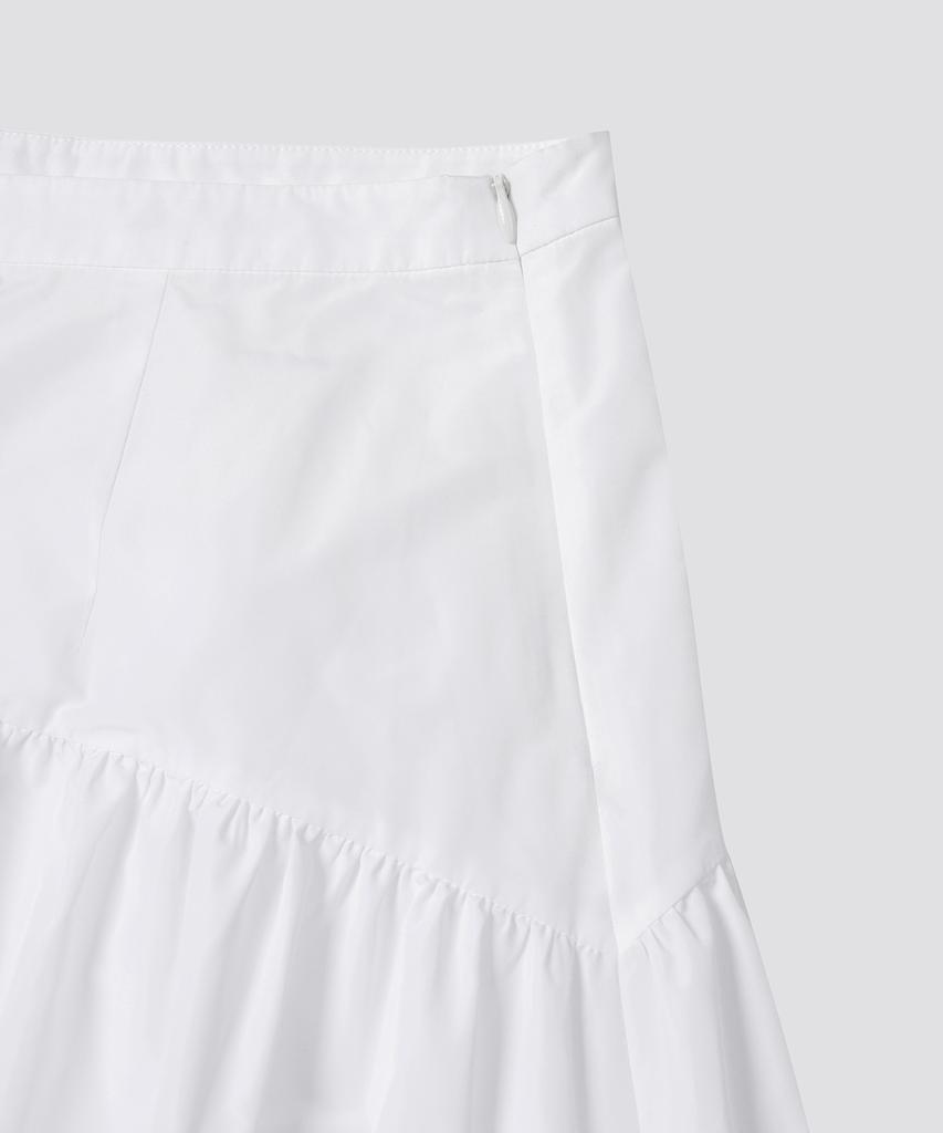 Akaibeuaebkeu [Archivepke X Ribbonbit] Sway Long Skirt(White)