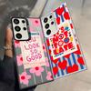 Creative Text You Look So Good Phone Cover Case for Samsung Galaxy S25 S24 FE S25Edge S23 S20 Plus S21 S22 S23 Ultra Note 20