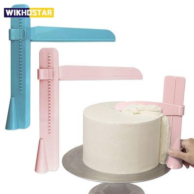 Kuchen Schaber Einstellbare Glättung Schaber Fondant Spatel Kuchen Kanten Glatter Creme Dekorieren Werkzeuge Küche Backen Werkzeuge
