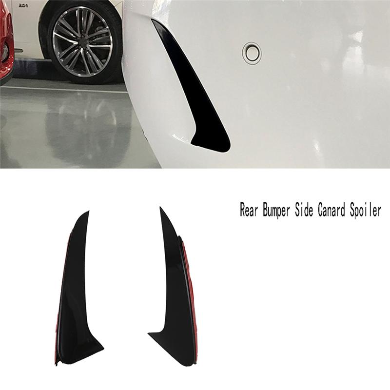Rear Bumper Side Canard Spoiler Enhancement For Mercedes Benz C Class Estate S205 C180 C200 AMG