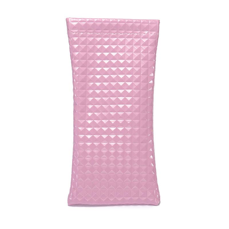 Leder Sonnenbrillenetui zum Zusammendrücken Tragbar Feder-Aufbewahrung Brillenetui Halter PU-Leder Sonnenbrillen Brillen Tasche Leseetui