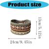 Stretchy Bohemian Pattern Hairband Sweat Resistant Workout Headbands For Gym Outdoor Travel Activity Sport Accessory