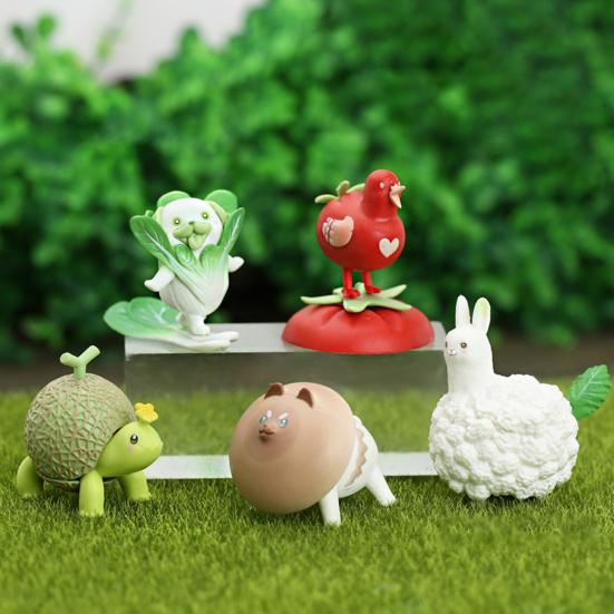 Buy Useful Rustproof Vibrant Color PVC Cabbage Dog Tomato Bird Dolls