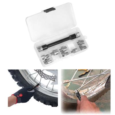 Ergonomic Adjusting Motorcycle Spoke Tension Wrench Set with 10 Hardened Racks Suitable For Dirt Bike Handle Repair Tool