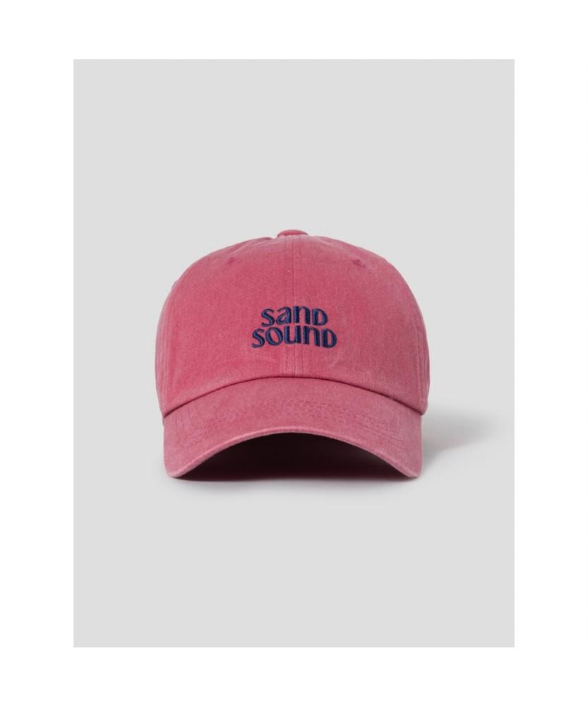 Saendeusaundeu (Unisex) Small Logo Ball Cap Red