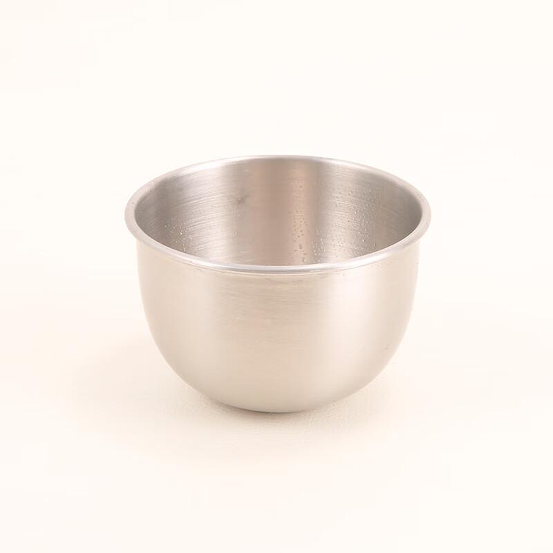 ZISIZ Stainless Steel Triple Compartment Food Prep & Dipping Bowl