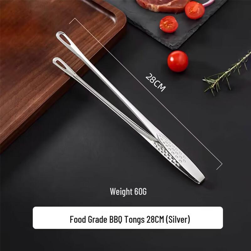 FATTBAO Stainless Steel Food & BBQ Tongs