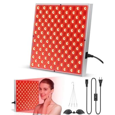 45W LED Red Light Panel 225 LEDs 660nm 850nm Near Infrared Light Device for Face Body Skin Care Beauty