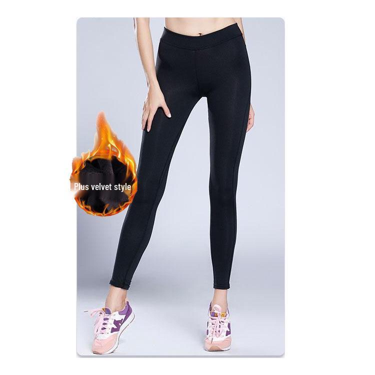 Women's Quick-Dry Fleece-Lined Yoga & Running Leggings