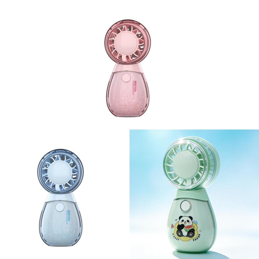 Portable Handheld Fan With Usb Rechargeable Battery For Kids And Students