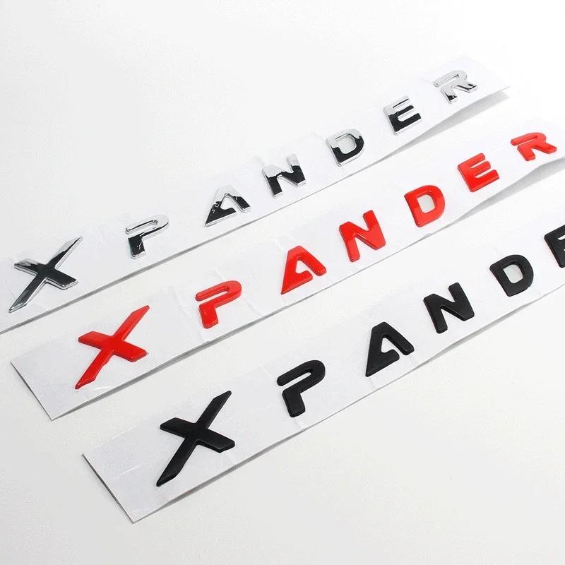 Gzcp7 ABS Car Rear Trunk Letters Emblem Decal Badge for Mitsubishi Xpander Logo Pajero Outlander Eclipse Delica Grandis Decoration