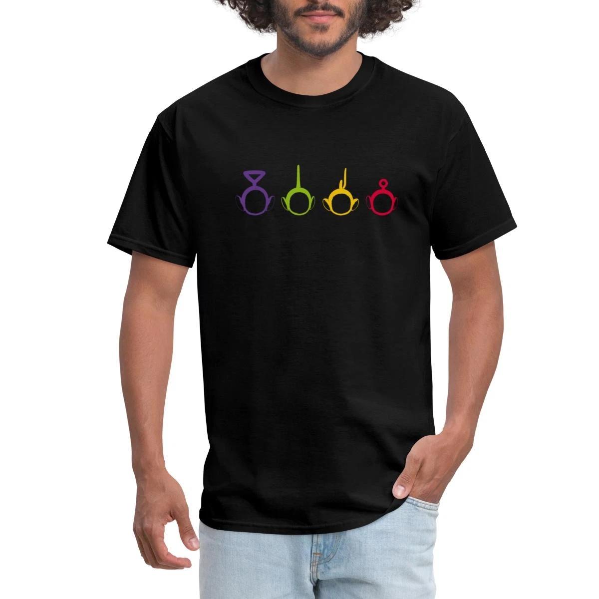 Teletubbies Tinky Winky, Dipsy, Laa-Laa And Po Men s T-Shirt XXXXL