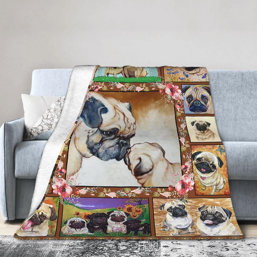 Merry Christmas Fleece Throw Blankets New Year Blanket for Bedding Bedroom Ultra-Soft Bed Rug